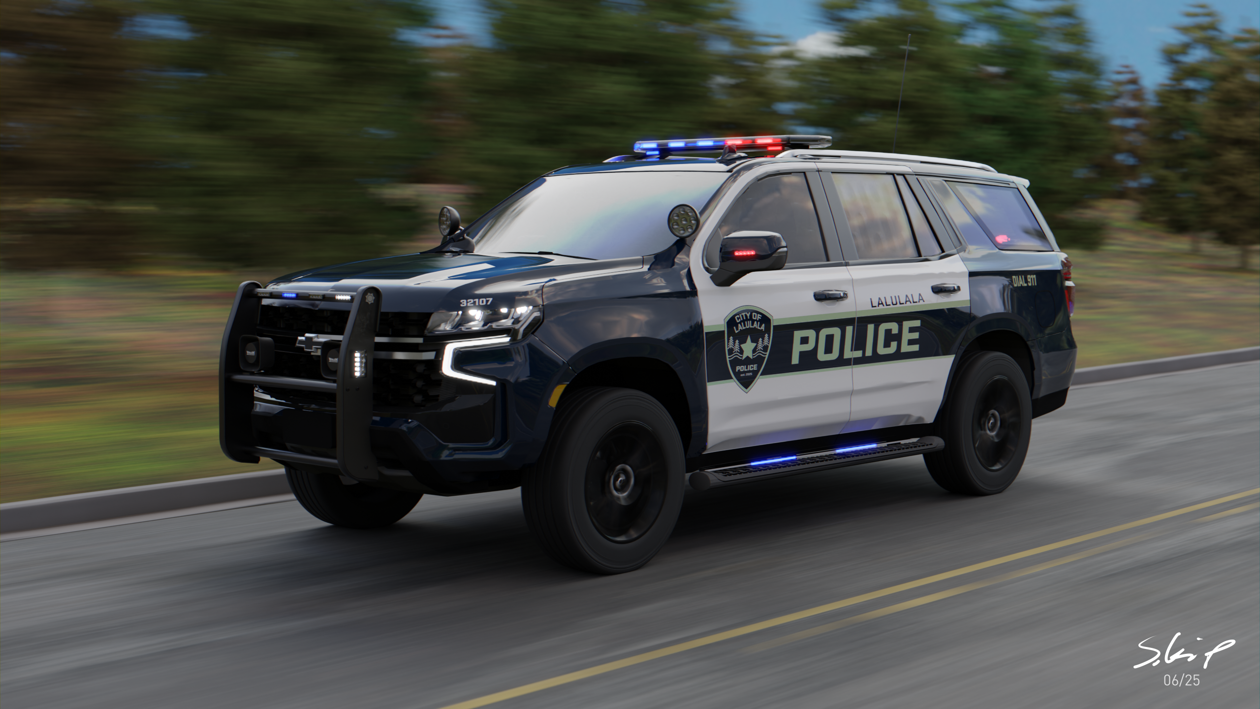 Police Tahoe Visual