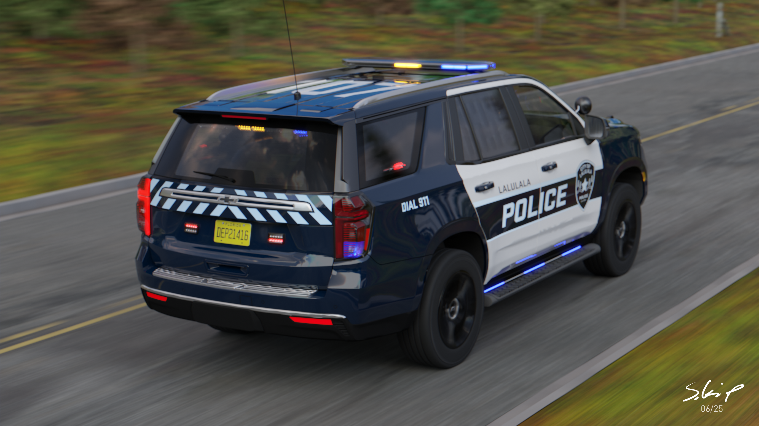Police Tahoe Visual